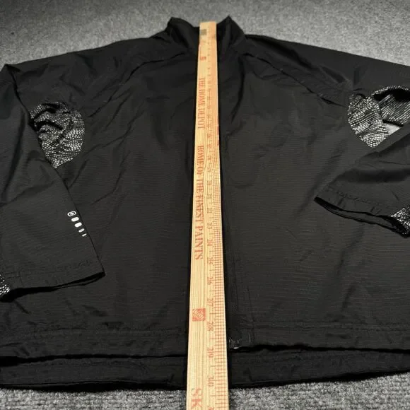 Ogio Endurance Full Zip Jacket Black Reflective Training Active Men’s Medium - Picture 7 of 7